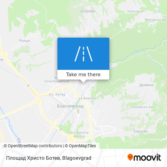 Площад Христо Ботев map