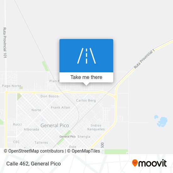 Mapa de Calle 462