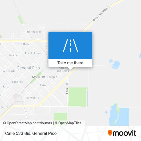 Mapa de Calle 533 Bis