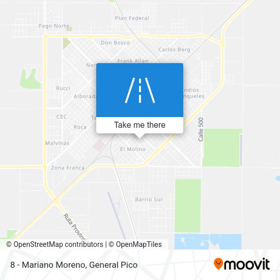 8 - Mariano Moreno map