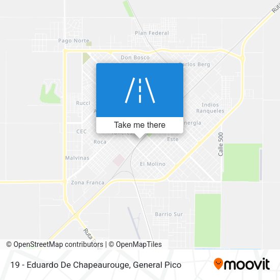 19 - Eduardo De Chapeaurouge map