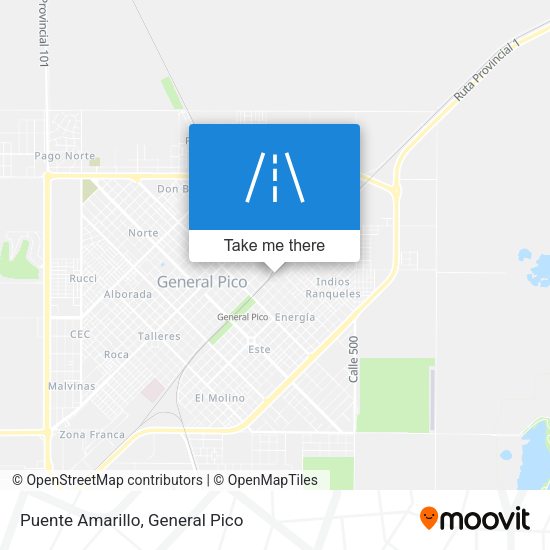 Mapa de Puente Amarillo
