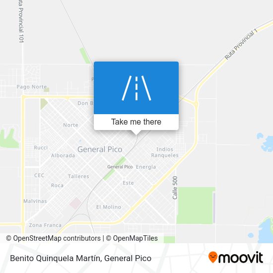 Benito Quinquela Martín map