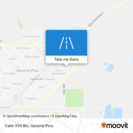 Mapa de Calle 539 Bis