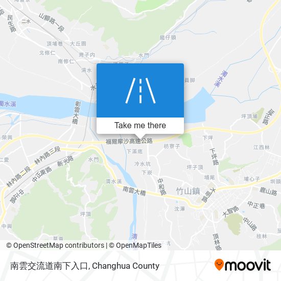 南雲交流道南下入口 map