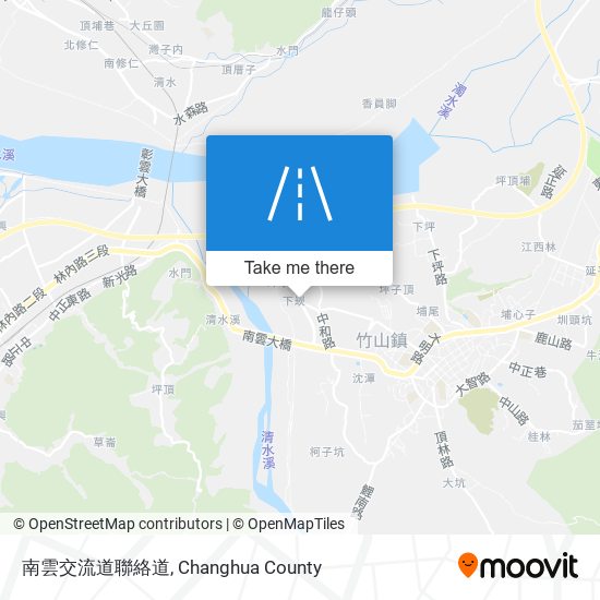 南雲交流道聯絡道 map