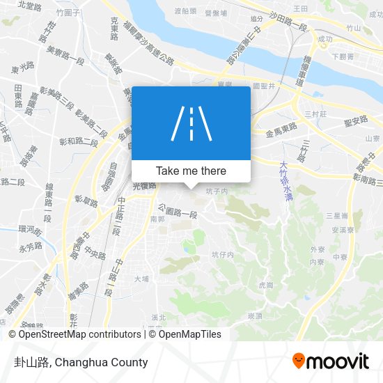 卦山路 map