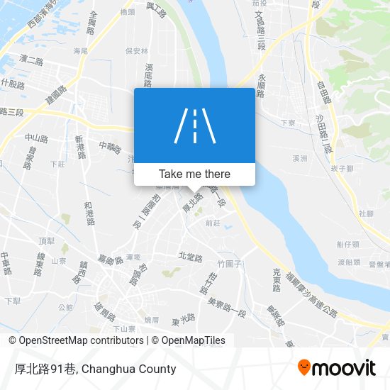 厚北路91巷地圖