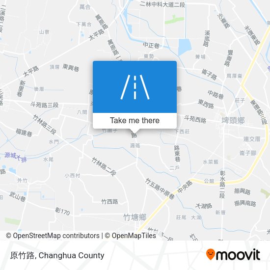 原竹路 map