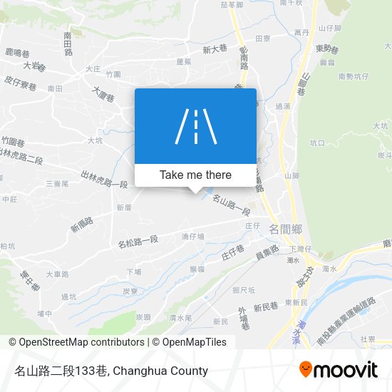 名山路二段133巷地圖