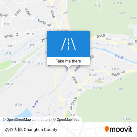 名竹大橋地圖