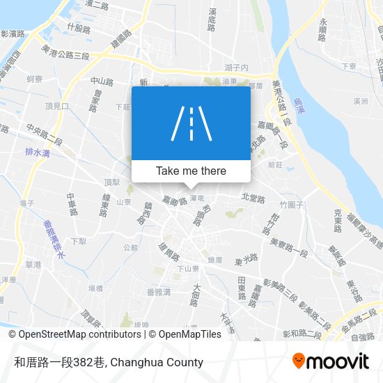 和厝路一段382巷地圖