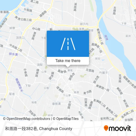 和厝路一段382巷地圖