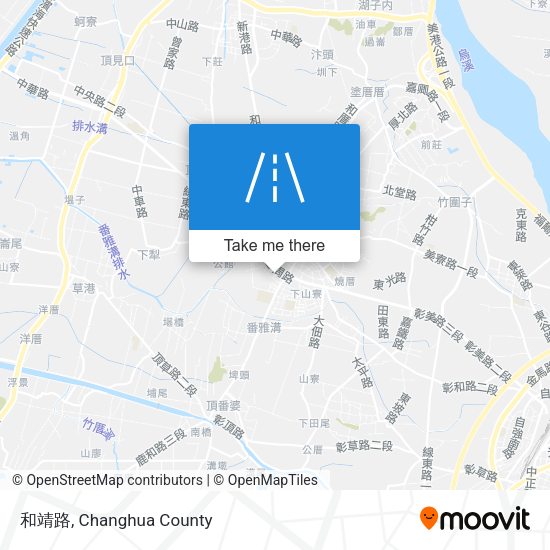 和靖路 map