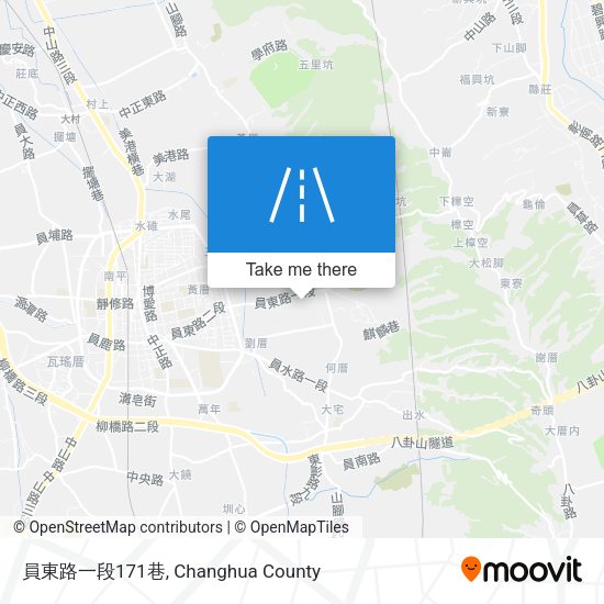 員東路一段171巷 map