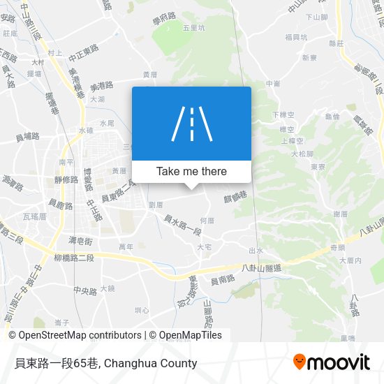 員東路一段65巷地圖