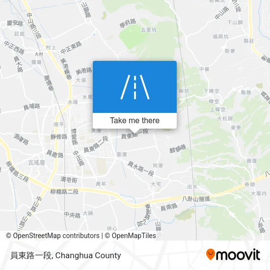 員東路一段地圖