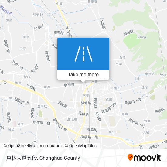 員林大道五段 map