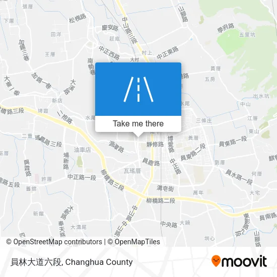 員林大道六段 map