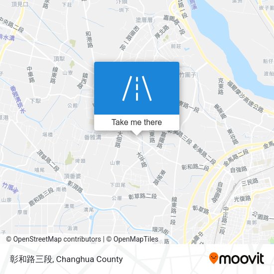 彰和路三段 map