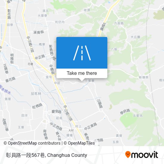 彰員路一段567巷地圖