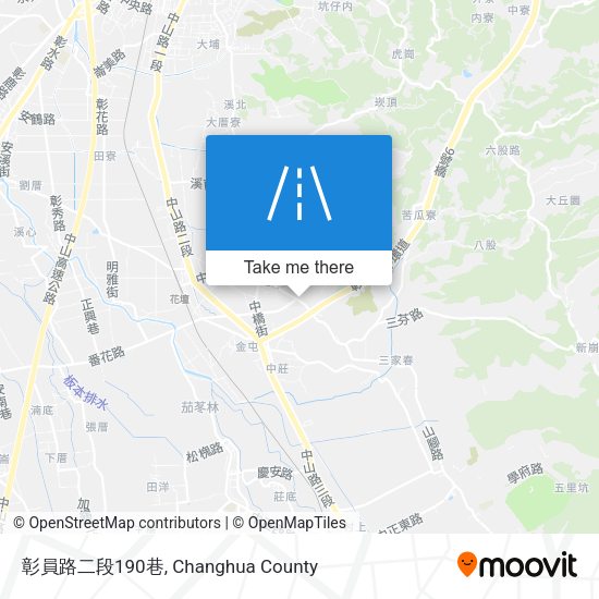 彰員路二段190巷地圖