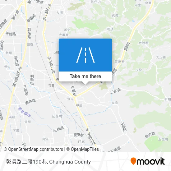 彰員路二段190巷地圖