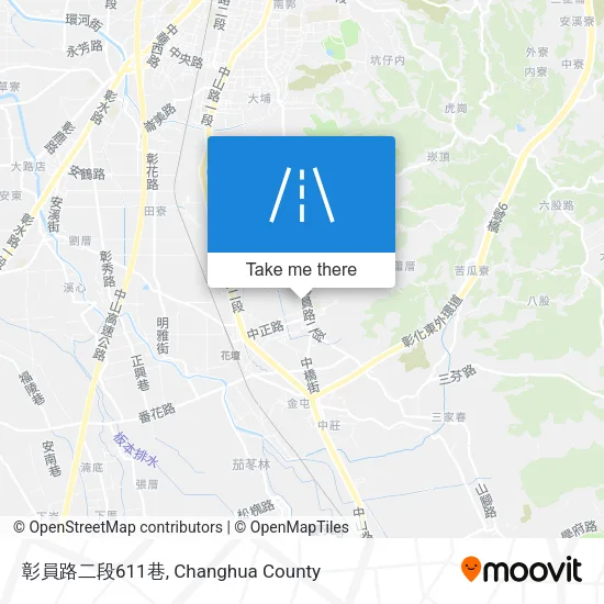 彰員路二段611巷地圖