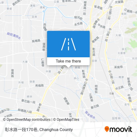 彰水路一段170巷地圖