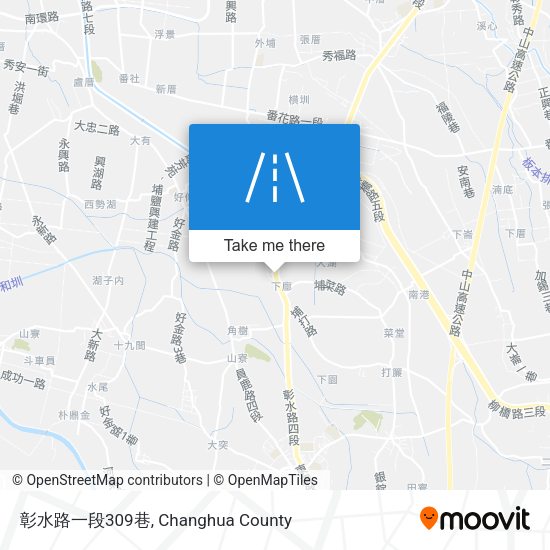 彰水路一段309巷地圖