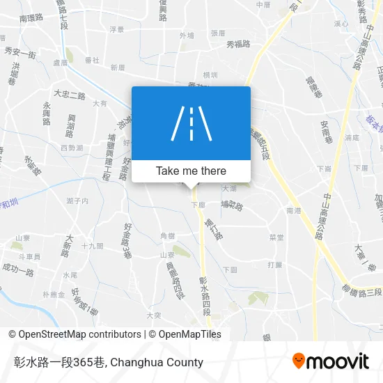 彰水路一段365巷地圖