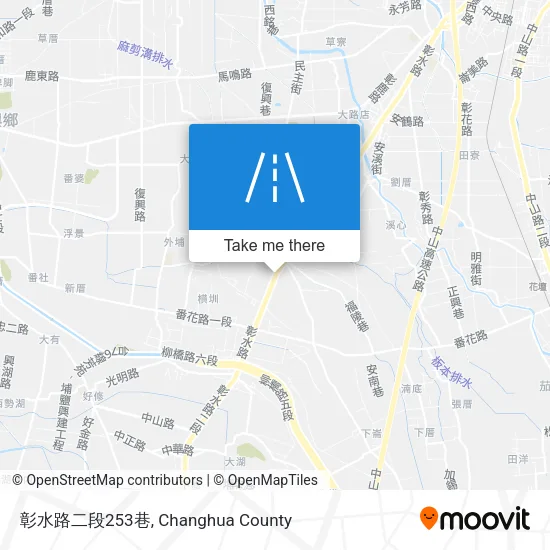 彰水路二段253巷地圖