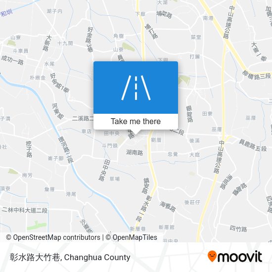 彰水路大竹巷 map