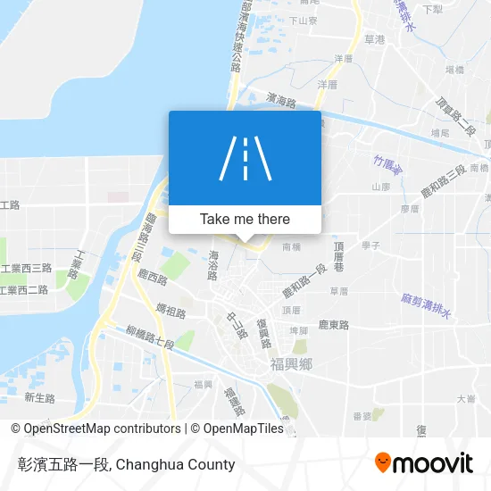 彰濱五路一段 map