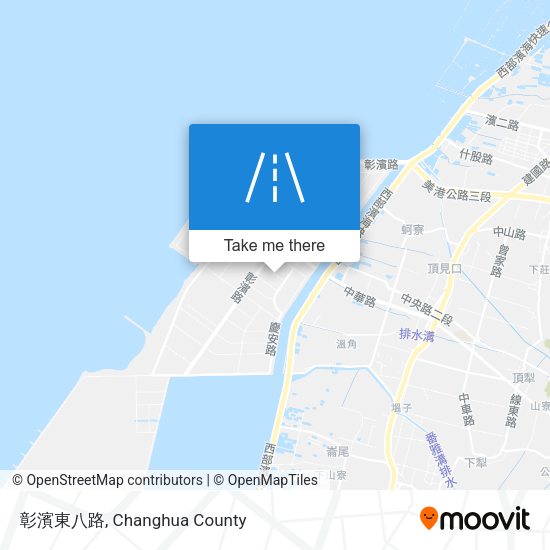彰濱東八路地圖