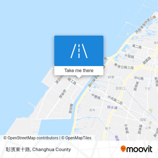 彰濱東十路 map
