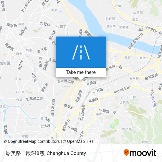 彰美路一段548巷地圖