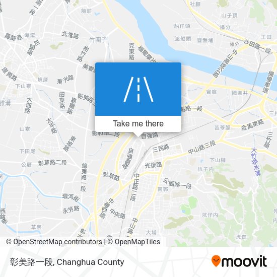 彰美路一段 map