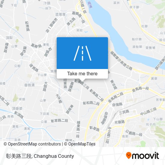 彰美路三段 map