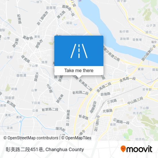 彰美路二段451巷地圖