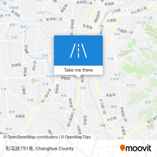 彰花路751巷地圖