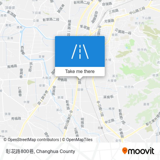 彰花路800巷地圖