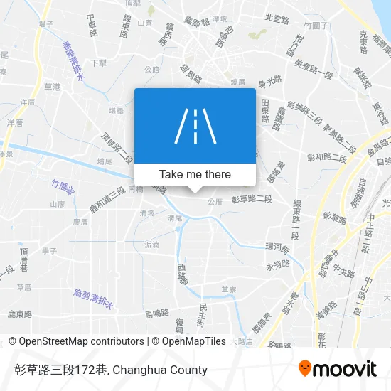 彰草路三段172巷地圖