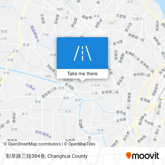 彰草路三段384巷地圖