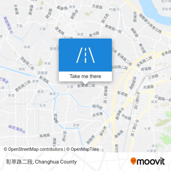 彰草路二段 map