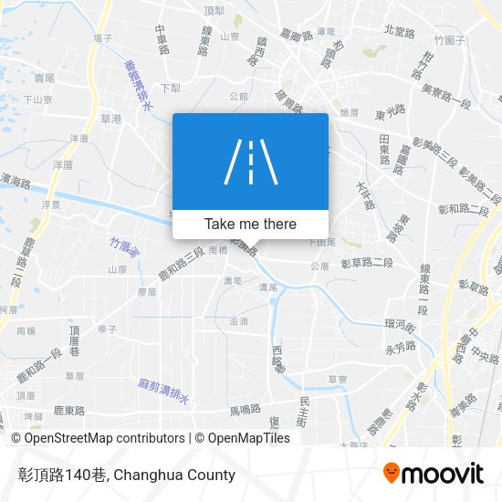彰頂路140巷地圖