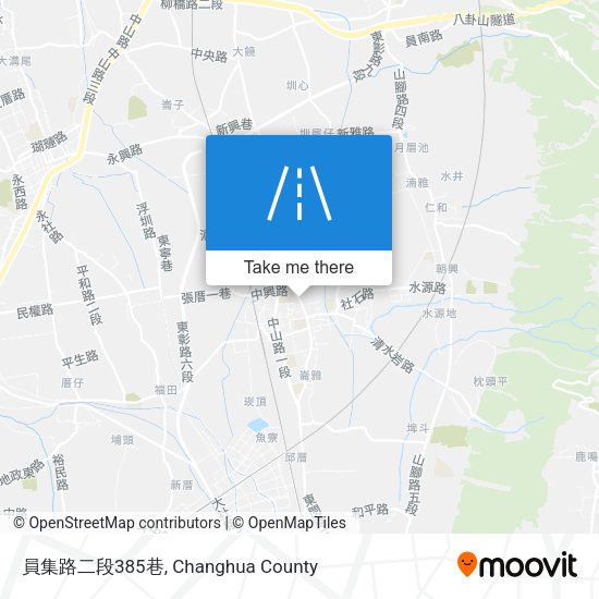 員集路二段385巷地圖