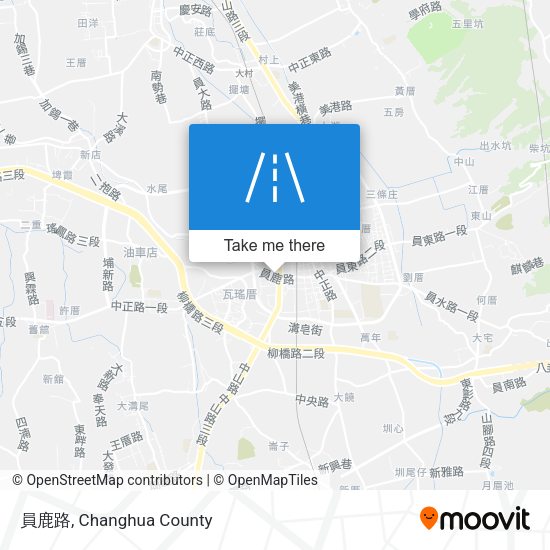 員鹿路 map