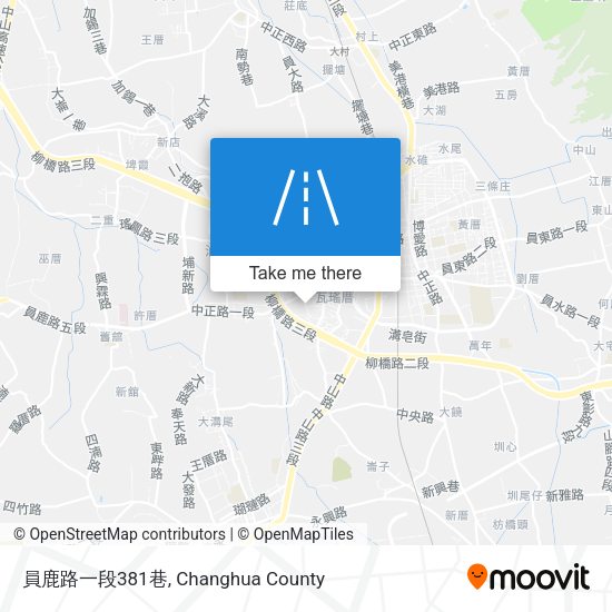 員鹿路一段381巷地圖