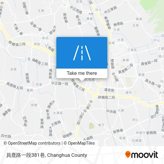 員鹿路一段381巷地圖